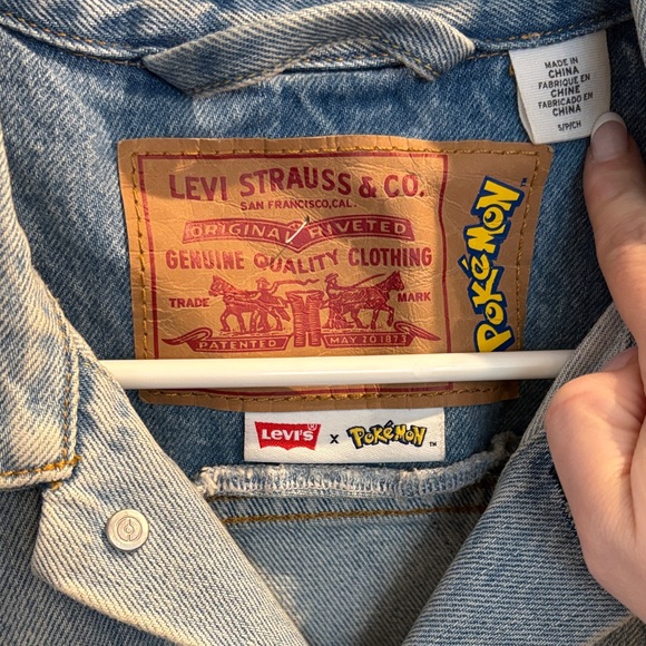 Levi x Pokémon Vintage Trucker Jacket - Picture 3 of 5